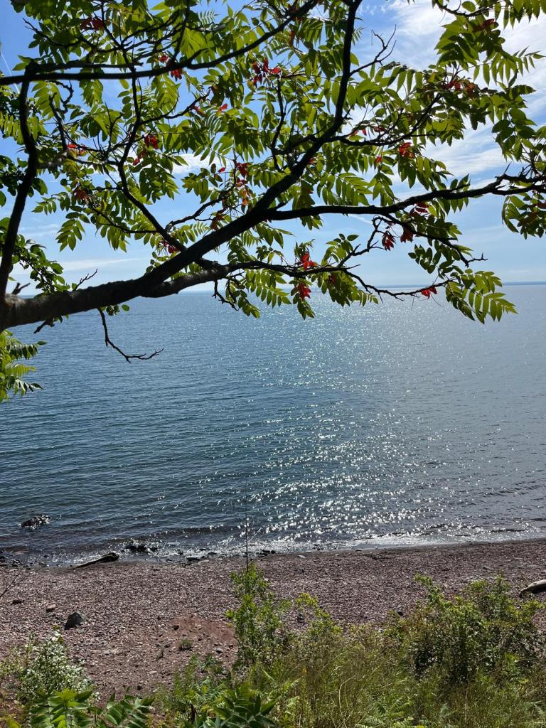 Photo of Lake Superior from the shore