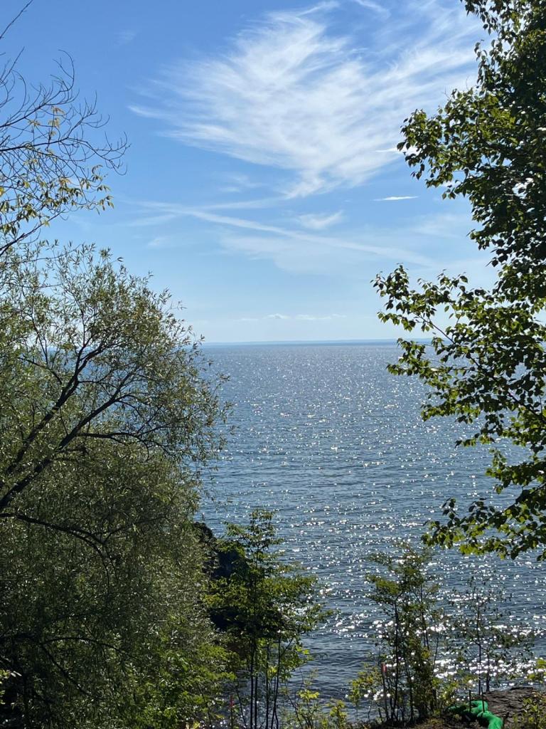Photo of the lake from the shore